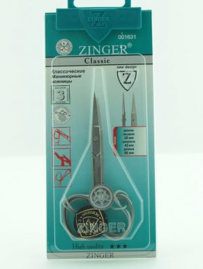 Zinger B112 DFD SH ножницы для ногтей с прямыми концами