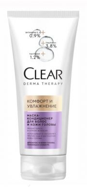 CLEAR DERMA Therapy маска-кондиционер комфорт и увлажнение 200мл