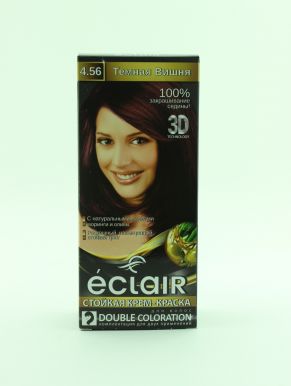 ЕCLAIR 3D крем-краска д/волос стойкая т.4.56 темная вишня
