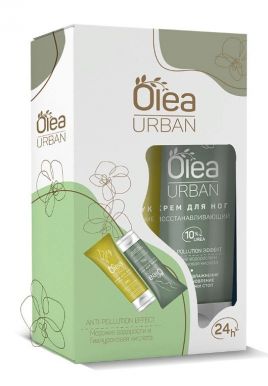 OLEA набор подарочный urban soft skin: крем д/рук увлажняющий 75мл, крем д/ног 75мл
