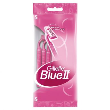 GILLETTE станок д/бритья одноразовый blue 2 for жен. 5шт