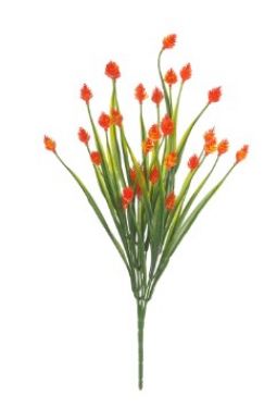 Букет цветов декор. снежноягодник цв.оранжевый 35см AF-UC-05