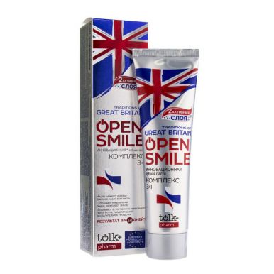 Весна зубная паста Tolk Open Smile, Тraditions of Great Britain, 100 г