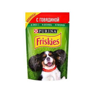 Корм для собак Фрискис с говядиной, 85 гр