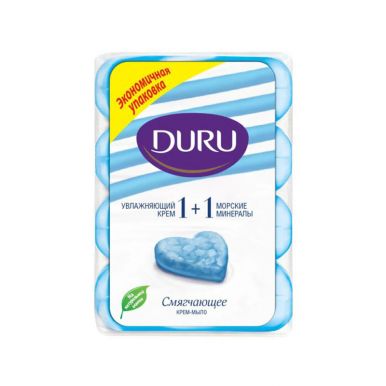 DURU 1+1 мыло Морские минералы, 4х90 гр