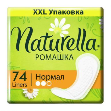 NATURELLA Аромат женские гигиенические прокладки на каждый день Ромашка Нормал, 74 шт