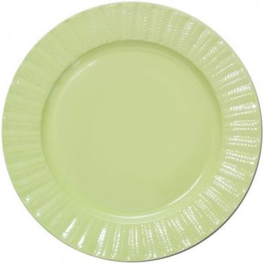 Тарелка плоская зеленая 10,5, 26 см, артикул: ПКС00040
