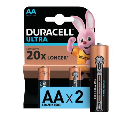 Duracell Ultrapower Батарейки AA, 2 шт