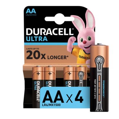 Duracell Ultrapower Батарейки AA, 4 шт