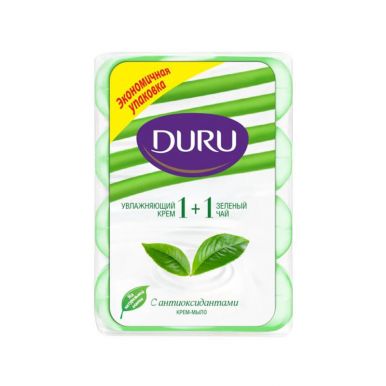DURU 1+1 мыло Зеленый чай, 4х90 гр