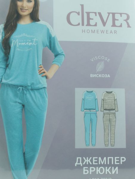 Клевер 170. Clever комплект женский lp19-768. Костюм домашний Клевер женский. Клевер пижамы женские. Голубой меланж костюм женский.
