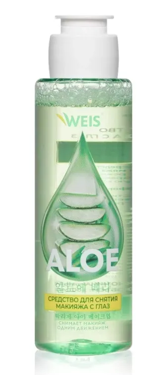 WEIS средство д/снятия макияжа с век aloe 100мл