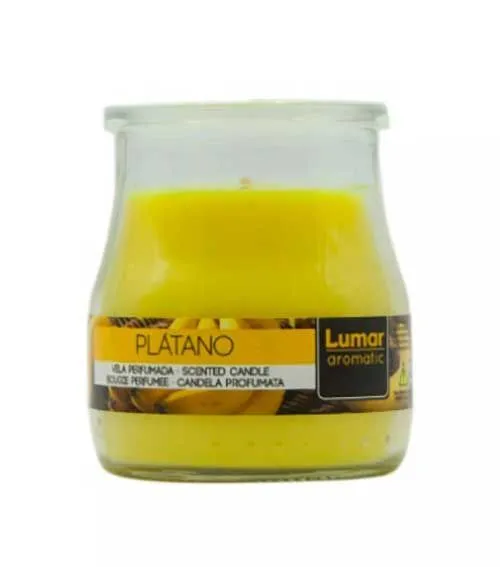 LUMAR свеча аромат. в стакане банан 100г