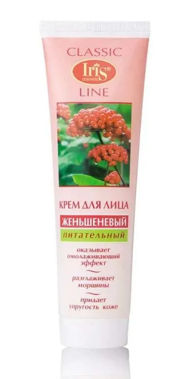 IRIS крем д/лица женьшеневый питательный 100мл