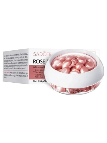 SADOER лосьон д/лица в капсулах с экстрактом розы 34г
