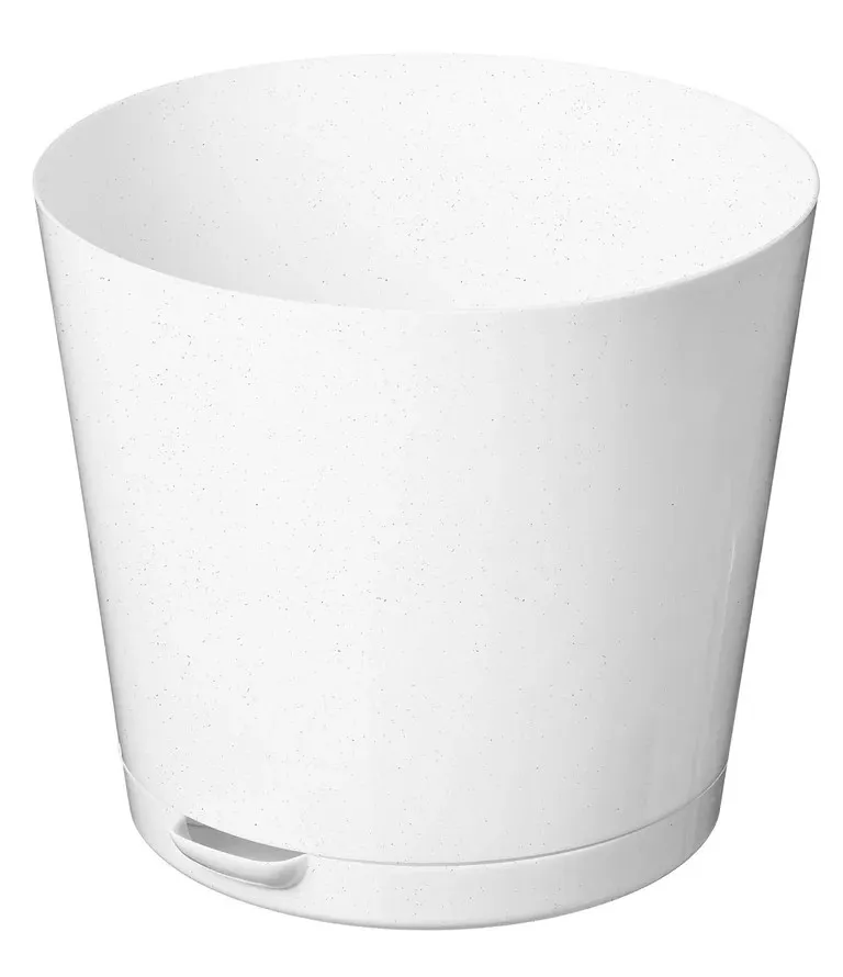 Кашпо oregano прикорневой полив мраморный 2л 221602433/01