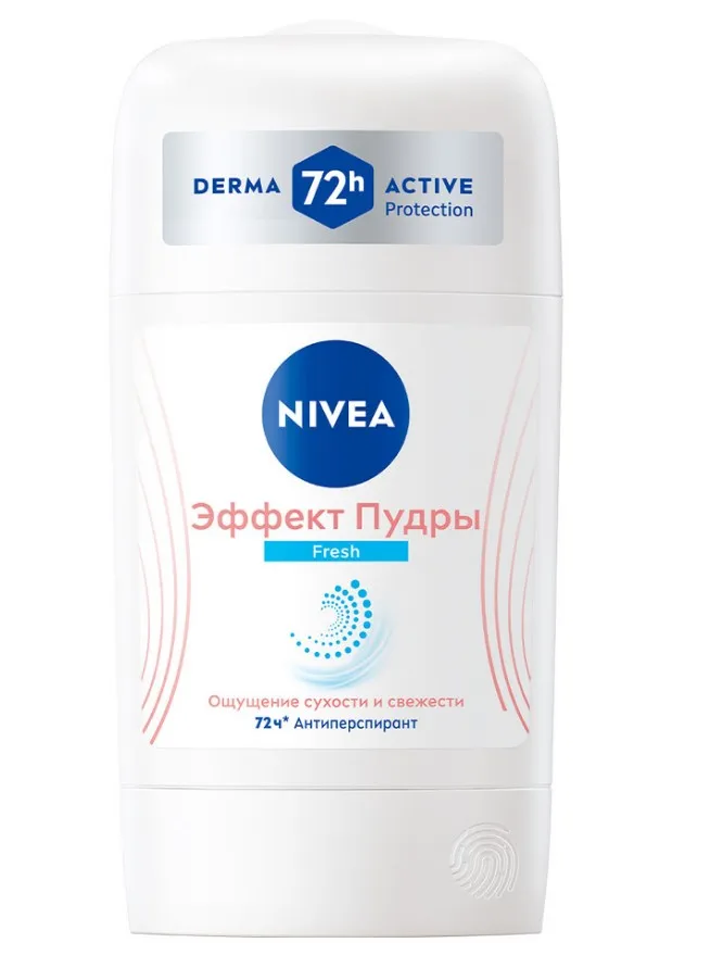 NIVEA антиперспирант жен. эффект пудры fresh 50мл стик
