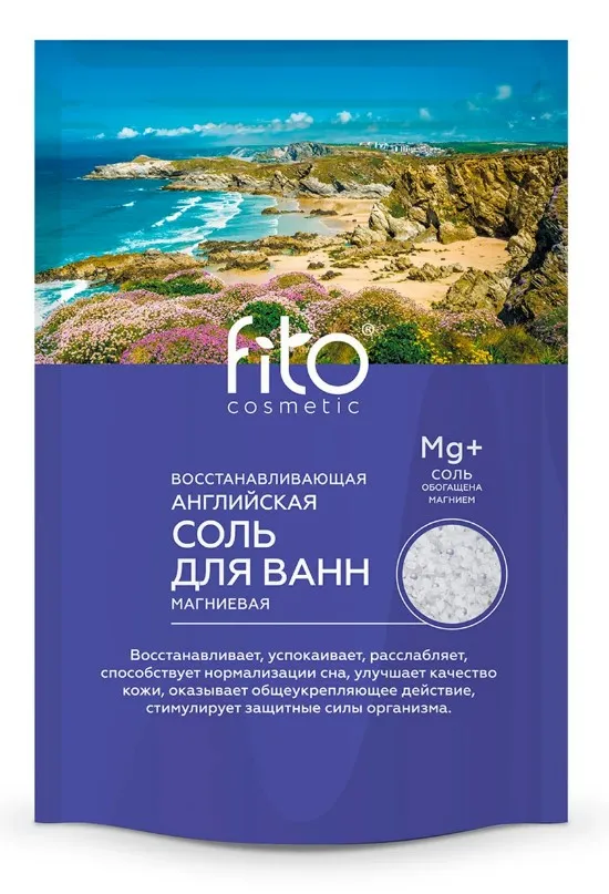 МИРОВЫЕ РЕЦЕПТЫ КРАСОТЫ соль д/ванн восстанавливающая магниевая 500г