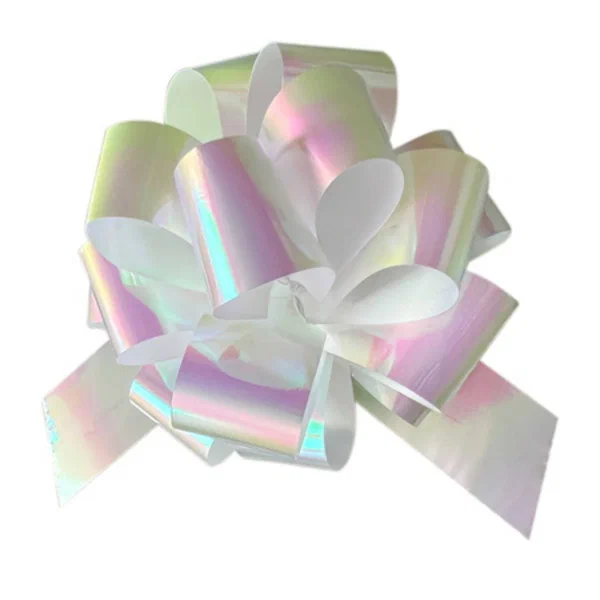 Бант-шар №3 перламутр цв.белый 817786 (30)