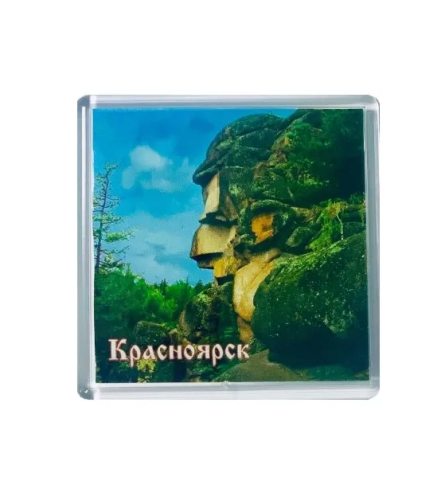 Магнит акрил дизайн столбы дед К18