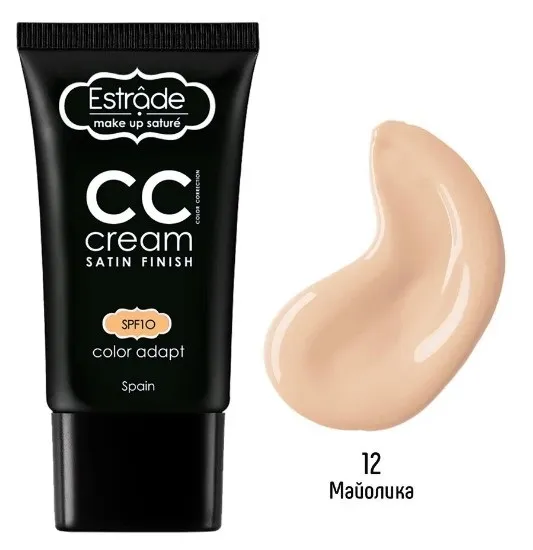 ESTRADE крем тональный сс cream satin finish т.12