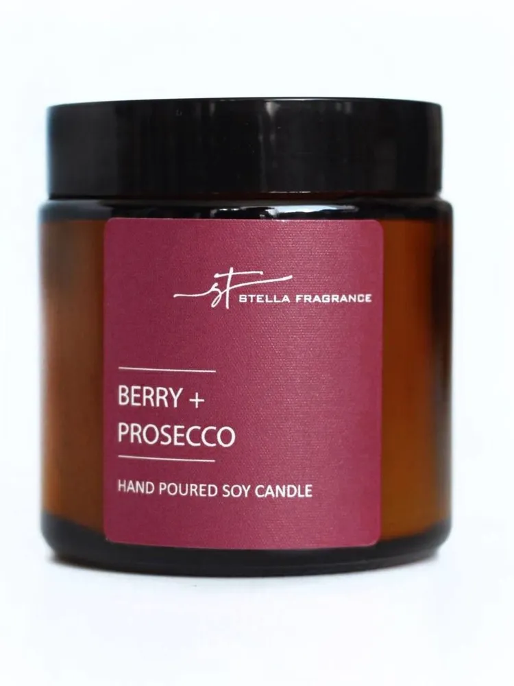 STELLA FRAGRANCE свеча аромат. berry prosecco 90г