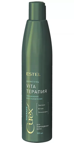 ESTEL CUREX therapy шампунь д/повреждённых волос vita-терапия 300мл