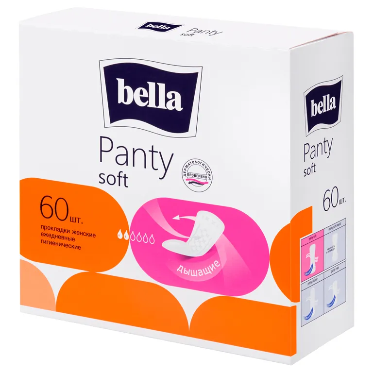 BELLA Panty soft tilia прокладки ежедневные 60шт BE-021-RZ60-002