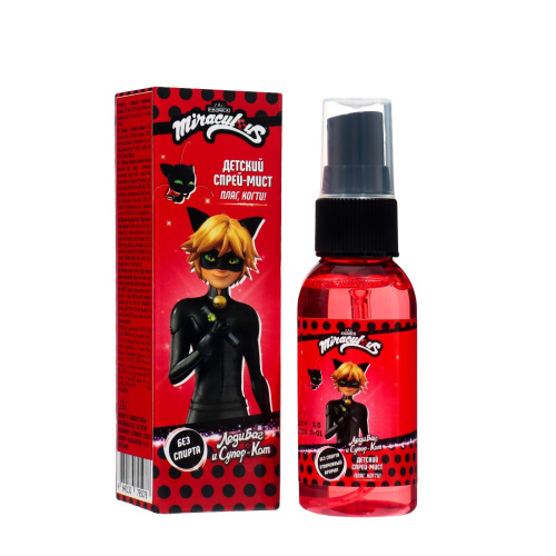 MIRACULOUS Супер Кот спрей-мист д/тела и волос плагг, когти детский 50мл