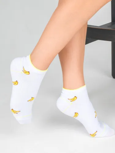 Носки женские С 1403 белый р.23-25