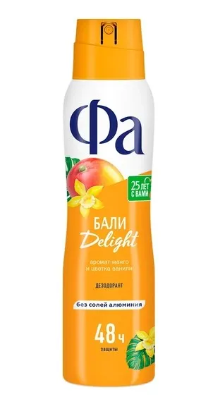 FA антиперспирант жен. ритмы острова Бали delight 150мл спрей