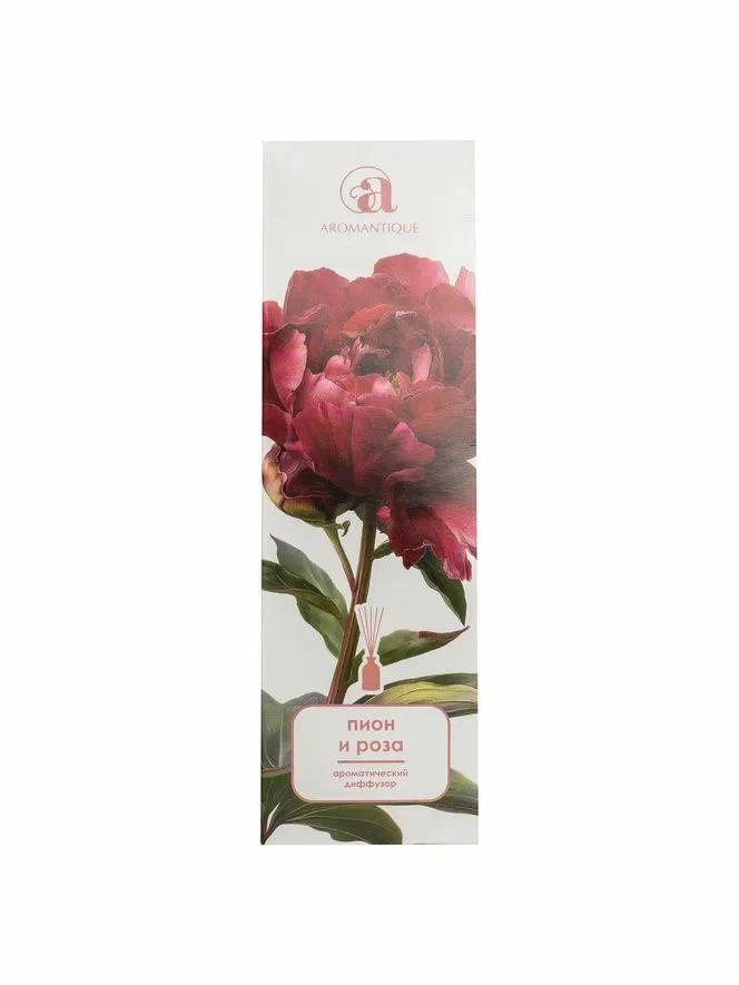 AROMANTIQUE диффузор ароматический пион и роза 50мл
