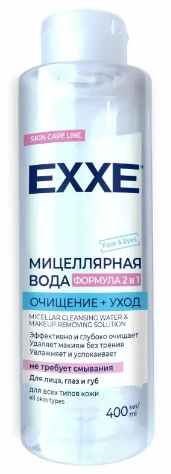 EXXE вода мицеллярная очищение+уход 400мл