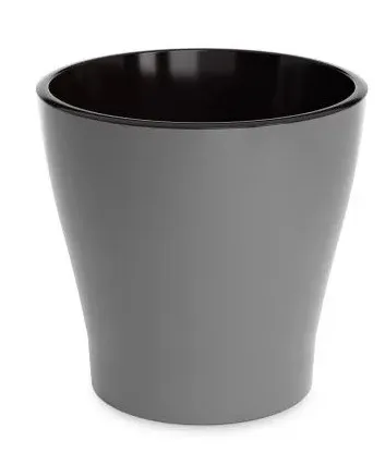 Кашпо лея цв.серый 2,2л М7934