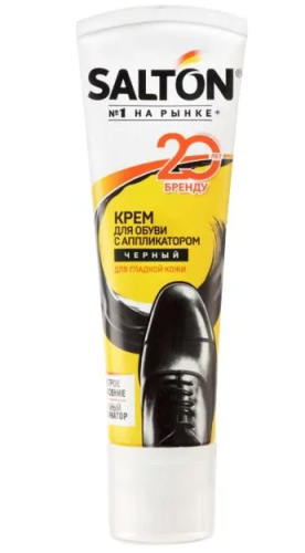 SALTON Classic крем д/обуви в тубе с аппликатором цв.черный 75мл 4975 (12)