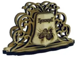 Салфетница кедр дизайн сибирь шишки