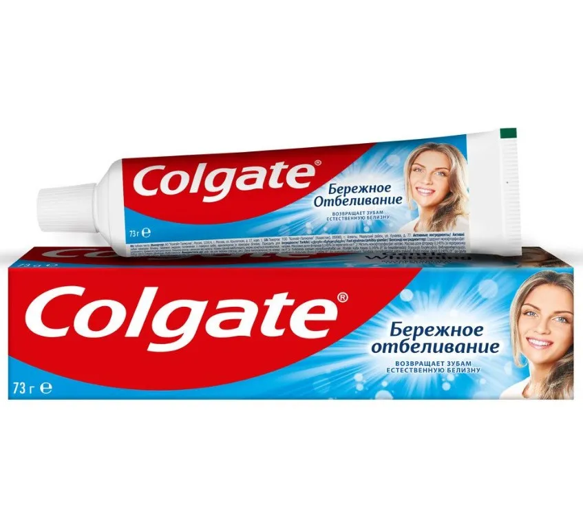 COLGATE паста зубная бережное отбеливание 50мл FCN89245