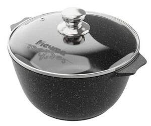 МЕЧТА кастрюля 4,0л п/п гранит blaсk 44802