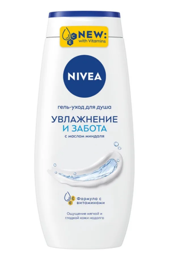 NIVEA гель д/душа увлажняющий 250мл 80802