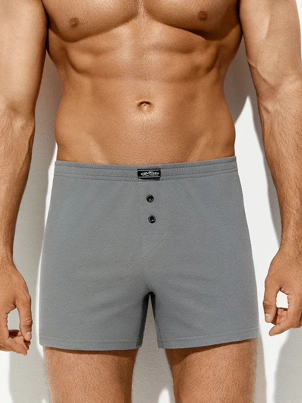 OMSA шорты-боксеры с закрытой резинкой B_OmB 1243 grigio р.48/L