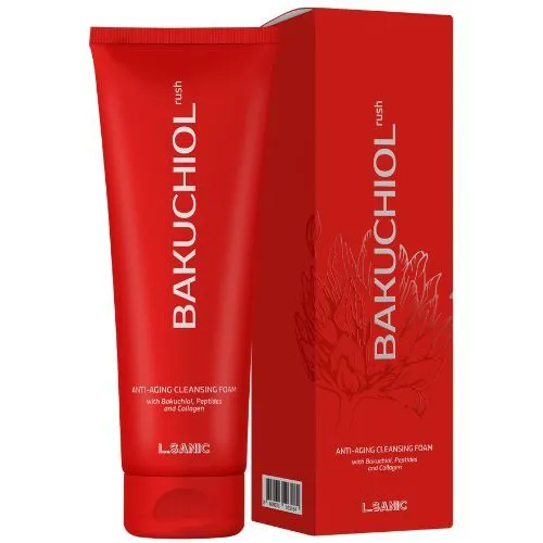 L.SANIC пенка д/умывания антивозрастная очищающая с бакучиолом и витаминным комплексом 120мл