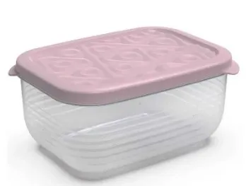 FLEXO контейнер д/продуктов  прямоугольный розовый 1,9л С69792/28                                  