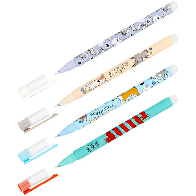 MESHU ручка гелевая стираемая best friend синяя