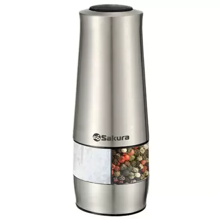 SAKURA мельница д/соли и перца двухстор электро SA-6670