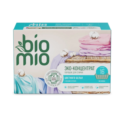 BIOMIO порошок стиральный сolor&white 500гр