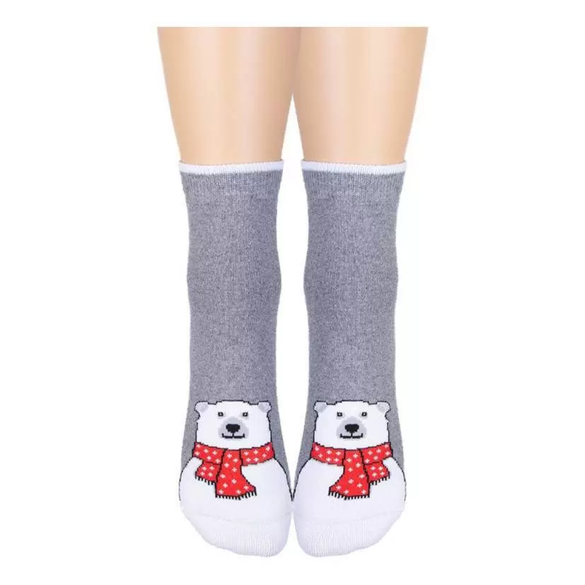 Носки женские С1445 серый р.23-25