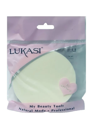 Спонж для нанесения макияжа круглый цв.молочный EL231106063