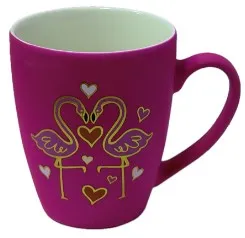 Кружка Сердце фламинго сердце керамика 340мл ED25326