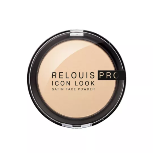 RELOUIS Pro пудра компактная Icon look satin face powder т.01
