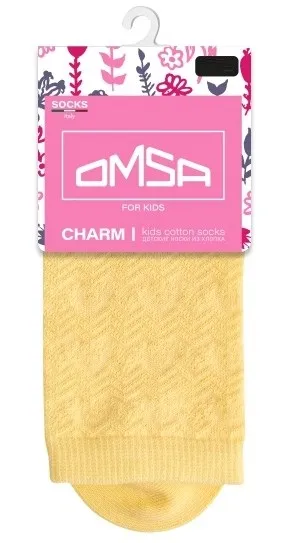 OMSA носки детские ажур 22A02 lemon р.31-34